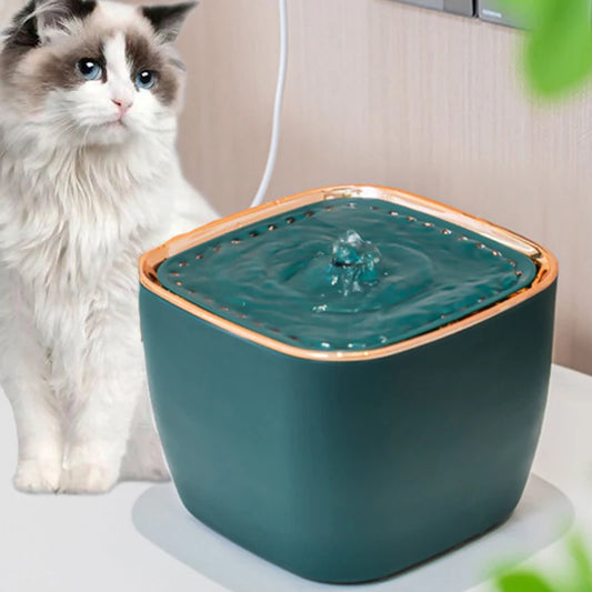 Ultra Quiet Automatic Cat Water Dispenser with Filter - Pet Drinking Fountain for Cats and Dogs